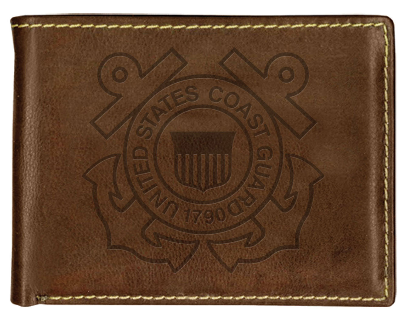 Coast Guard Contrast Stitch Billfold Wallet