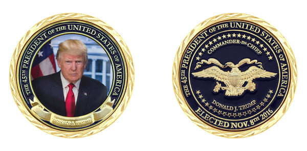 Challenge Coin - Trump 45th President