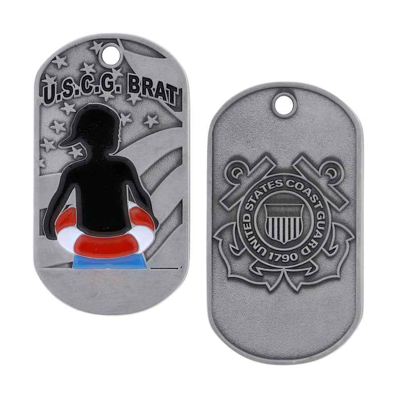 Coast Guard Challenge Coin - Dog Tag Brat