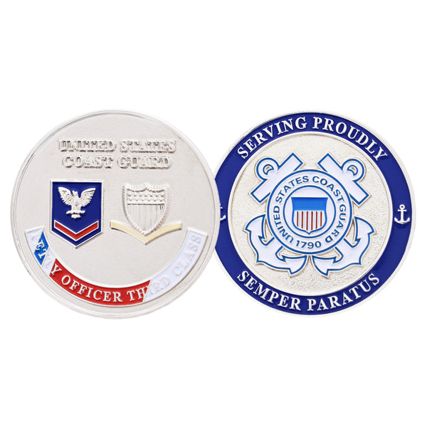 Coast Guard Challenge Coin - Petty Officer 3rd Class