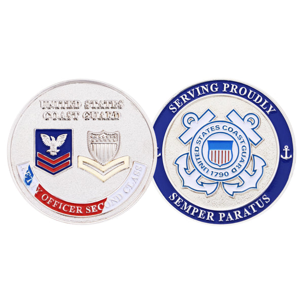 Coast Guard Challenge Coin - Petty Officer 2nd Class