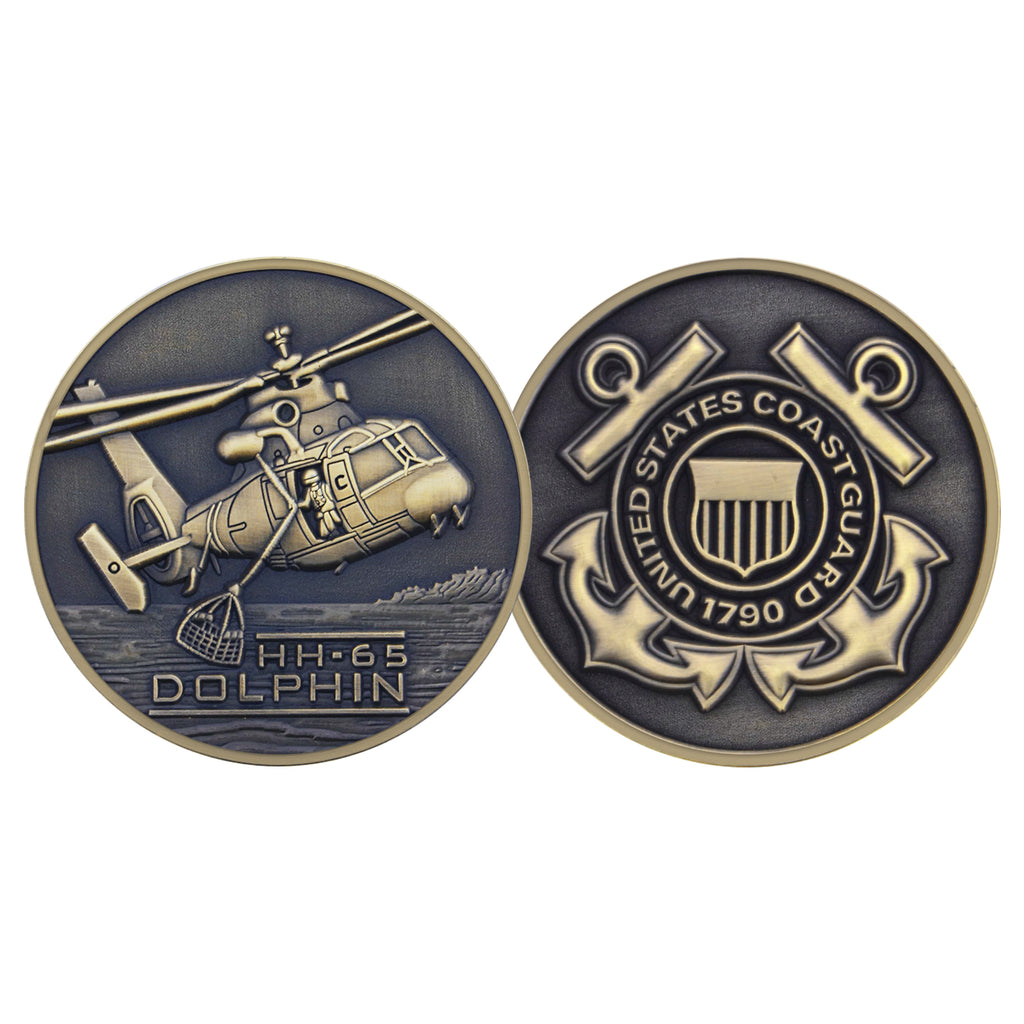Coast Guard Challenge Coin - HH-65 Dolphin – ShopCGX