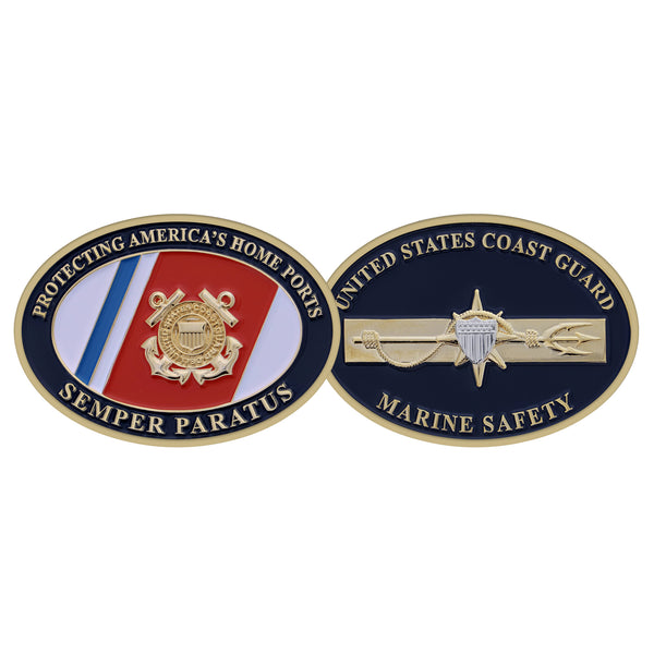 Coast Guard Challenge Coin - Marine Safety