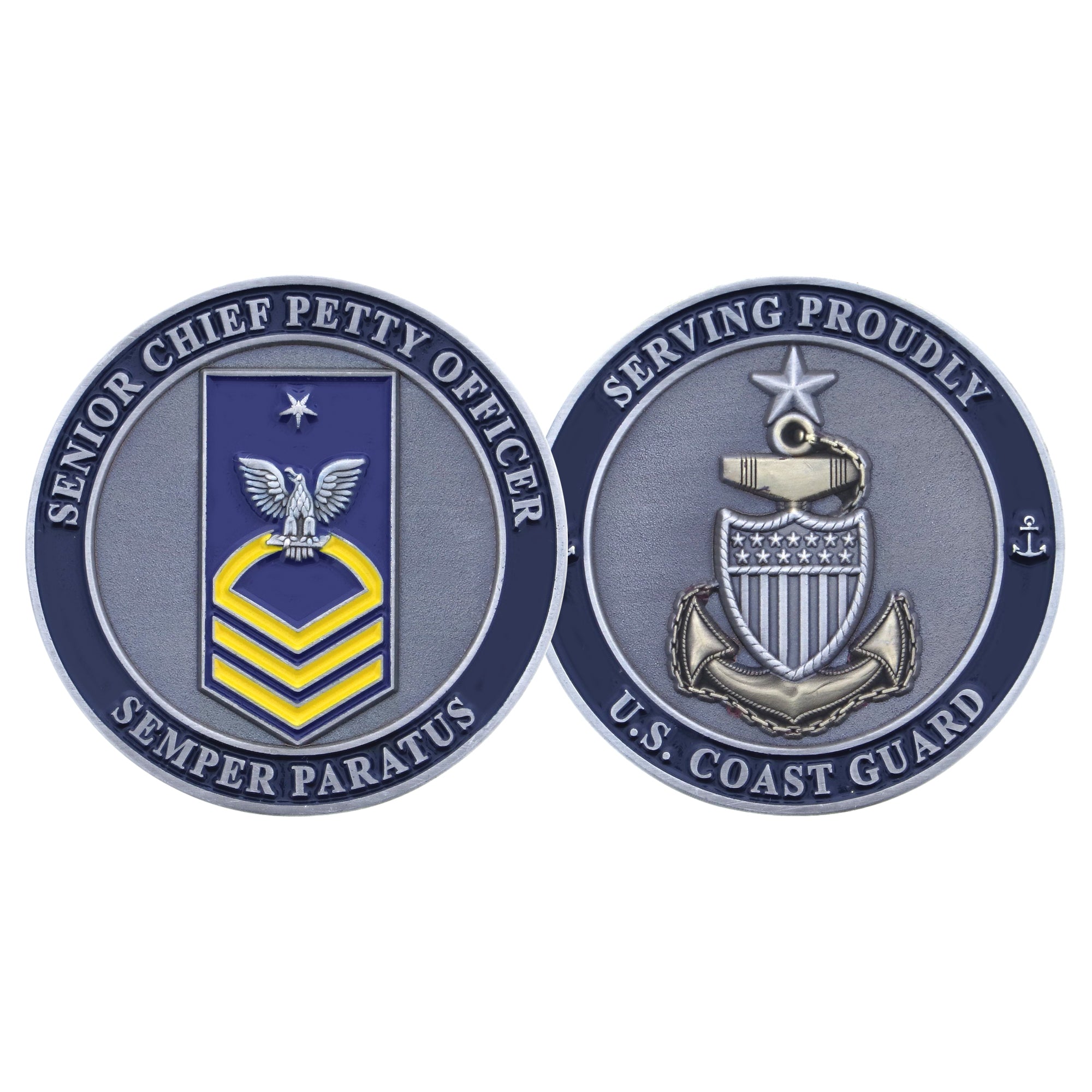 Coast Guard Challenge Coin - Senior Chief Petty Officer