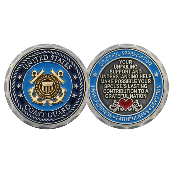 Coast Guard Challenge Coin - Spouse