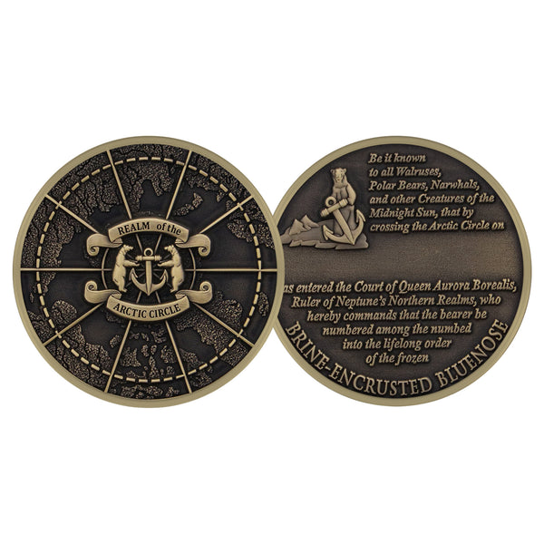 Coast Guard Challenge Coin - Blue Nose