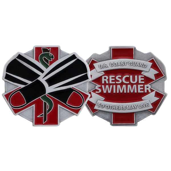 Coast Guard Challenge Coin - Rescue Swimmer