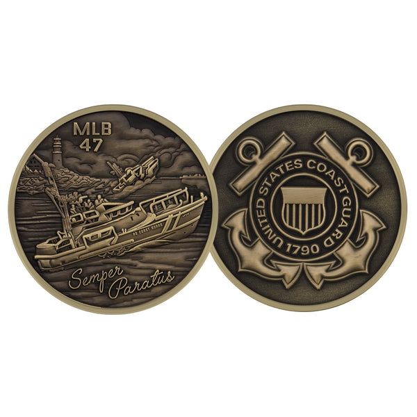 Coast Guard Challenge Coin - Motor Patrol Life Boat 47