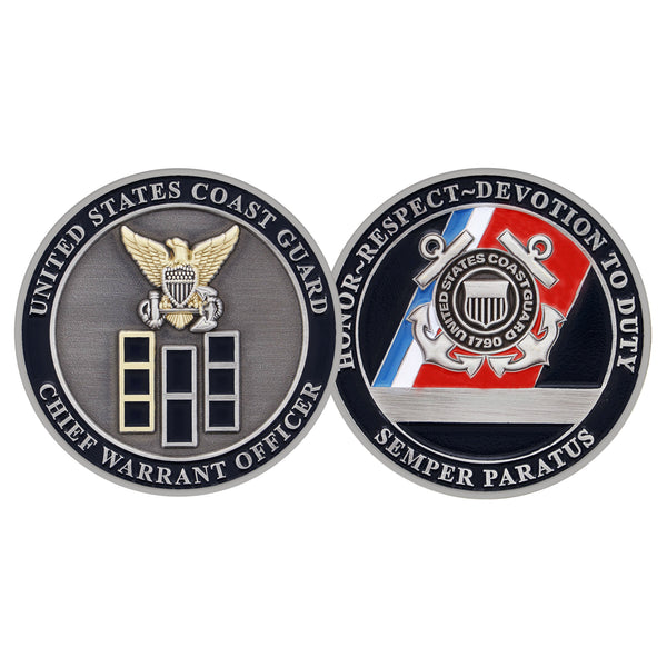 Coast Guard Challenge Coin - Chief Warrant Officer