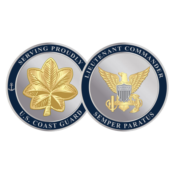 Coast Guard Challenge Coin - Lieutenant Commander