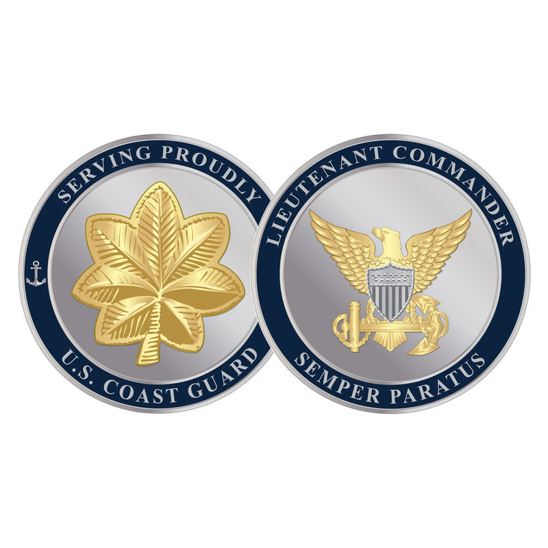 Coast Guard Challenge Coin - Lieutenant Commander