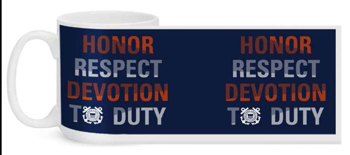 Coast Guard Mug - Honor Respect Devotion To Duty