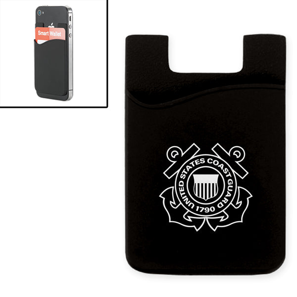 Coast Guard Silicone Media Wallet - Black