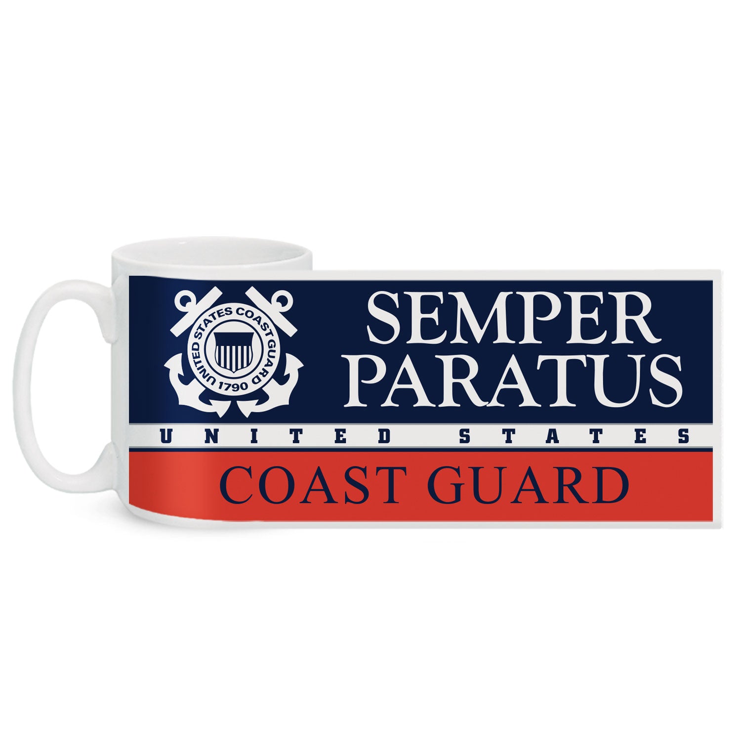 Coast Guard Mug - Semper Paratus Stripe