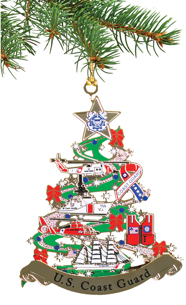 Coast Guard ChemArt Ornament - Christmas Tree