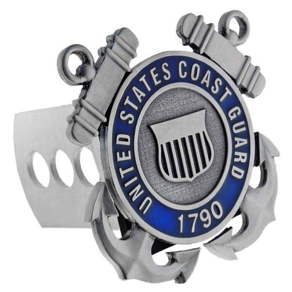 Coast Guard Sparta Pewter Trailer Hitch Cover