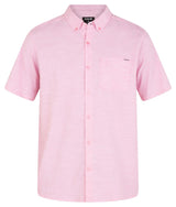 Hurley Mens One and Only Stretch Short Sleeve Button Up