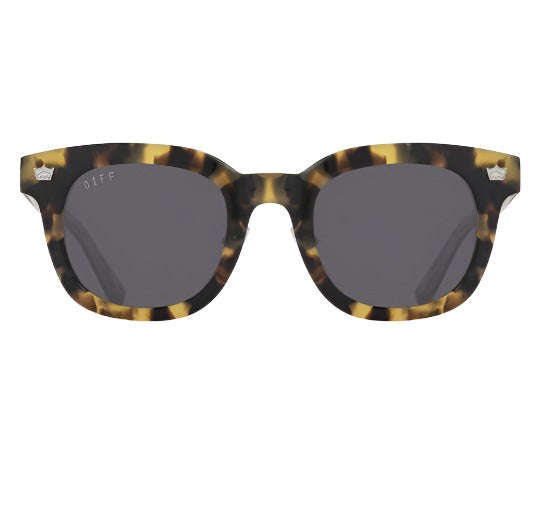 DIFF Charitable Eyewear Hufflepuff - Butterbeer Tortoise Cocoa - Polarized Sunglasses