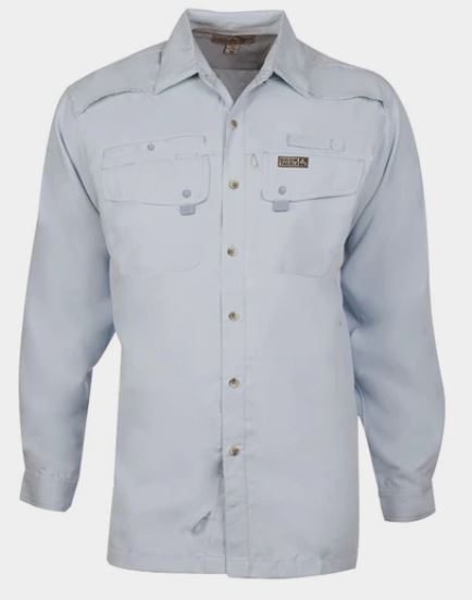 Hook & Tackle Mens Seacliff 2.0 Long Sleeve Fishing Shirt