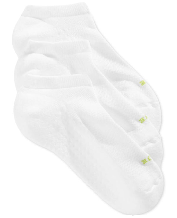 HUE Womens Air Cushion No Show Socks - 3 Pack