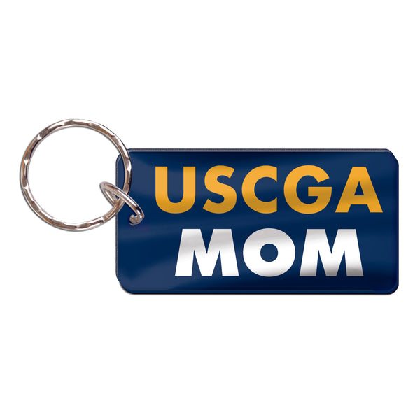 Coast Guard Academy Keychain - Mom