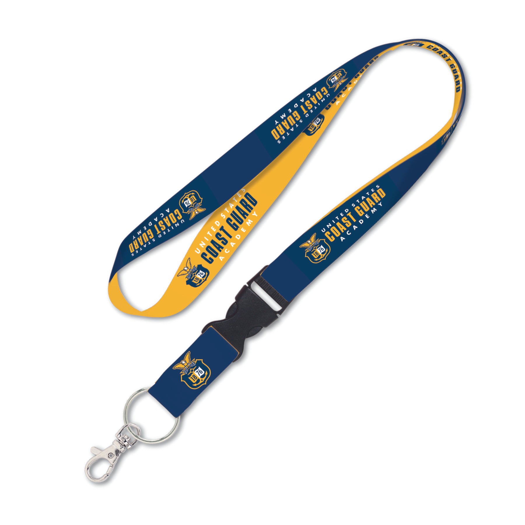 Coast Guard Academy Lanyard With Buckle - Seal