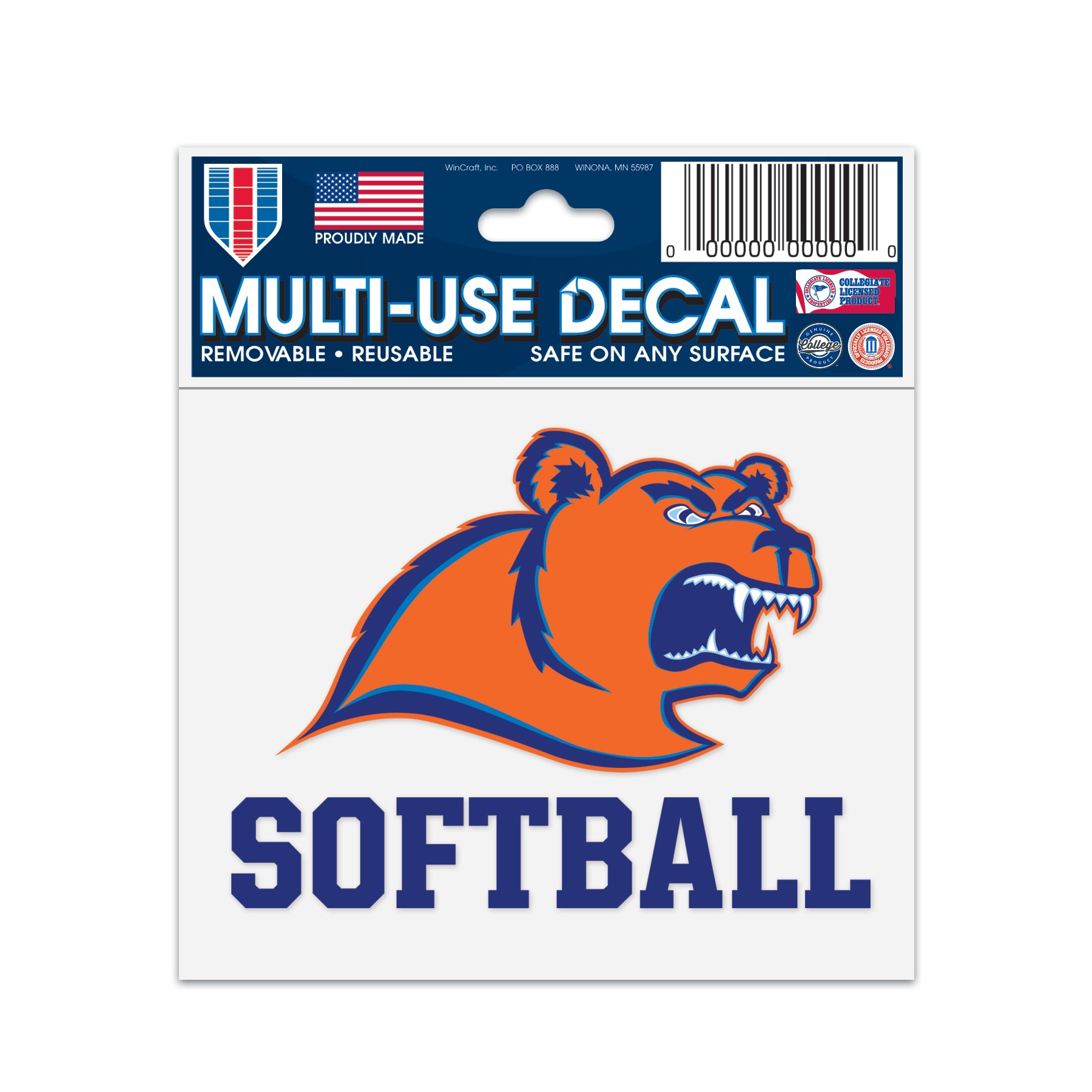 Coast Guard Academy Decal Multi-Use - Softball