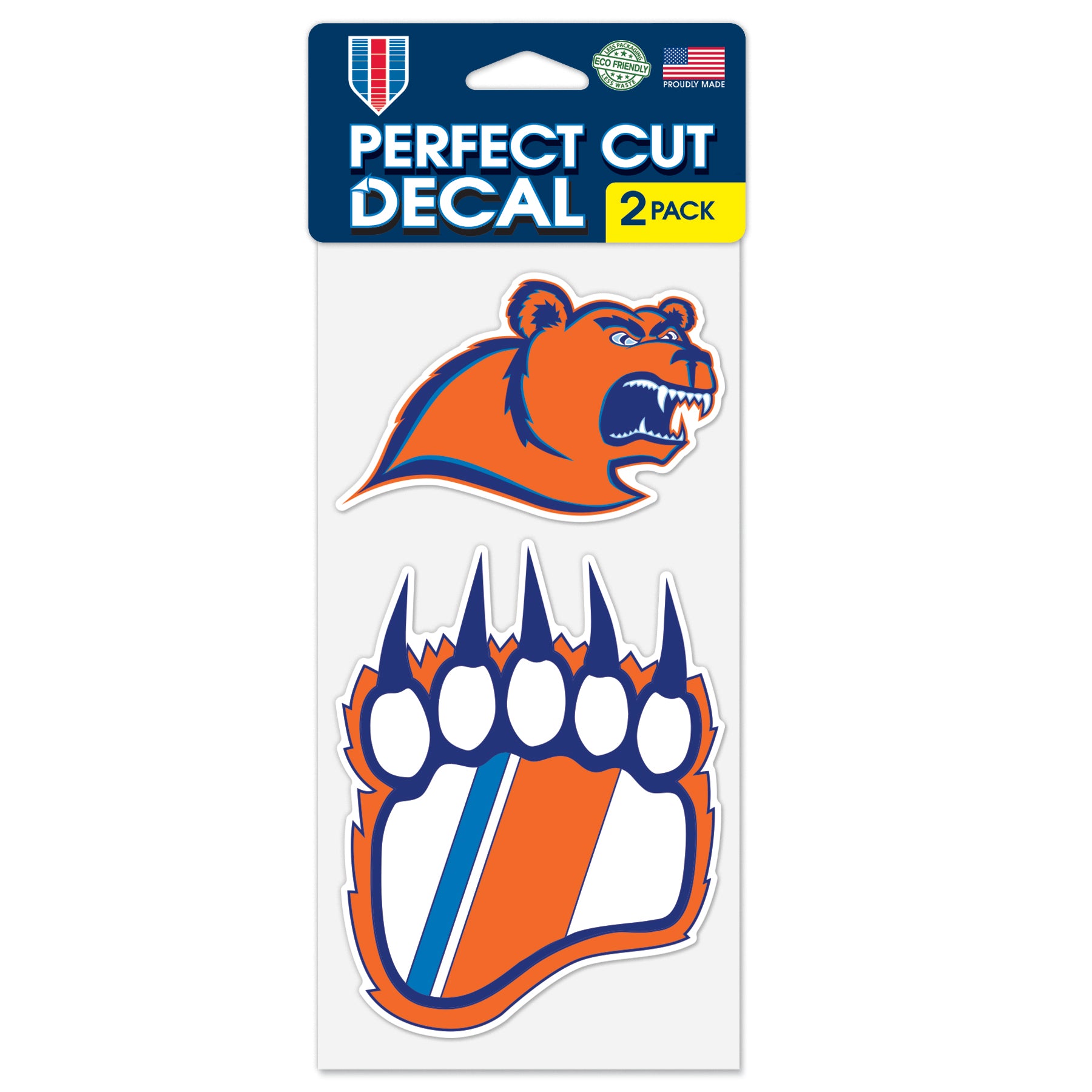 Coast Guard Academy Decal Perfect Cut 2 Pack - Bear Paw