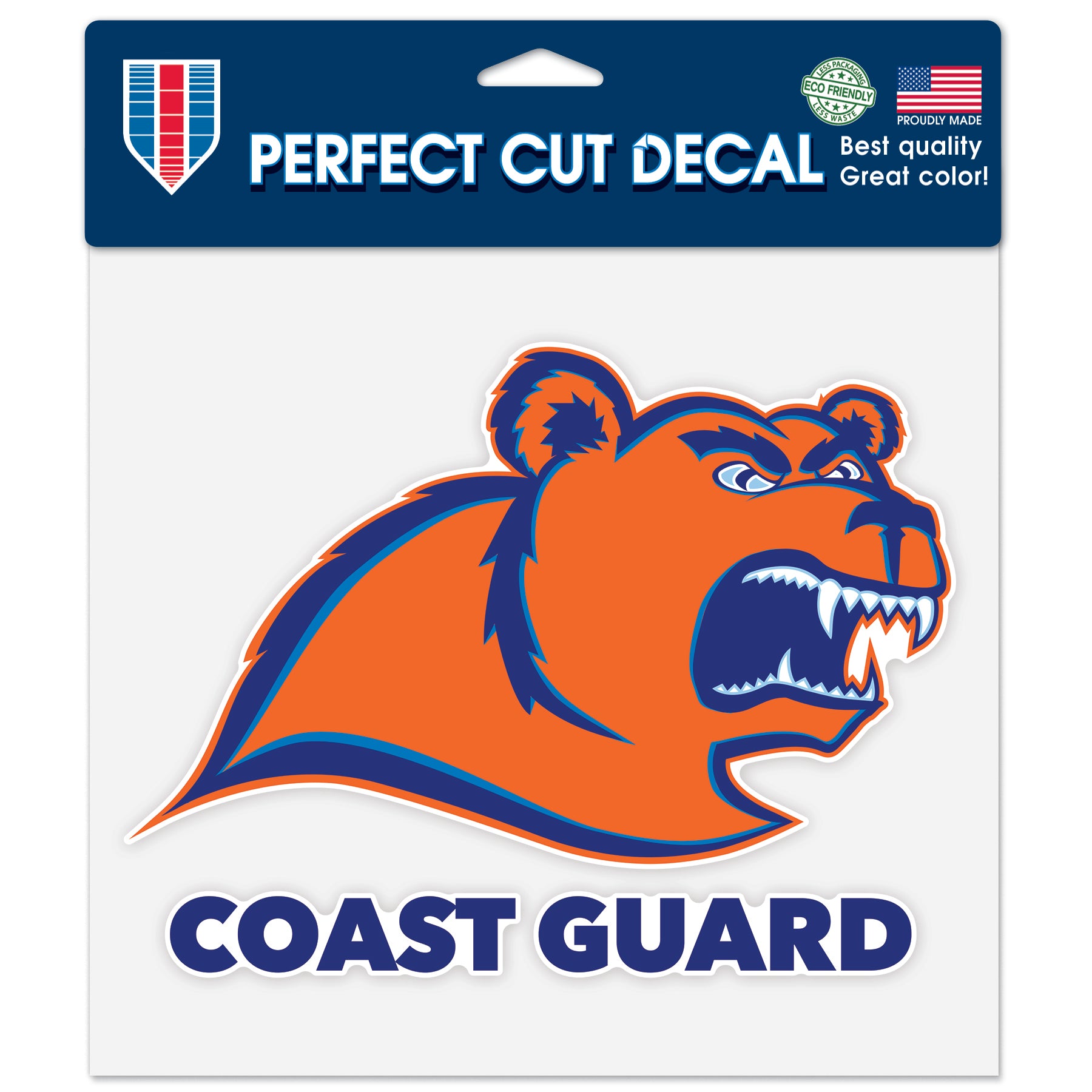 Coast Guard Academy Decal Perfect Cut - Bear