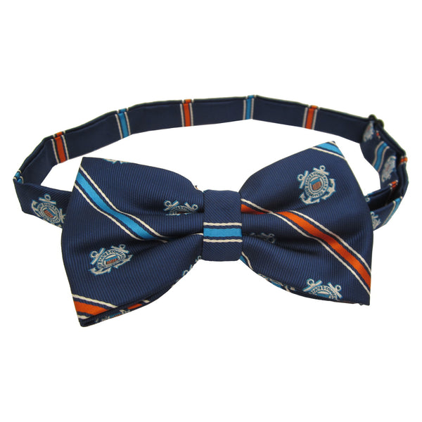 Coast Guard Woven Poly Bow Tie - Emblem