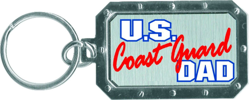 Coast Guard Keychain - Dad