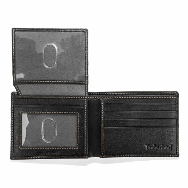 Timberland Mens Blix Leather Passcase Wallet