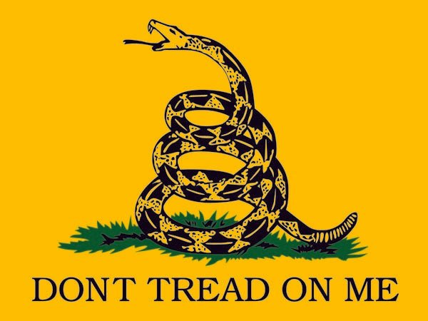 Coast Guard Clear Decal - Don't Tread On Me