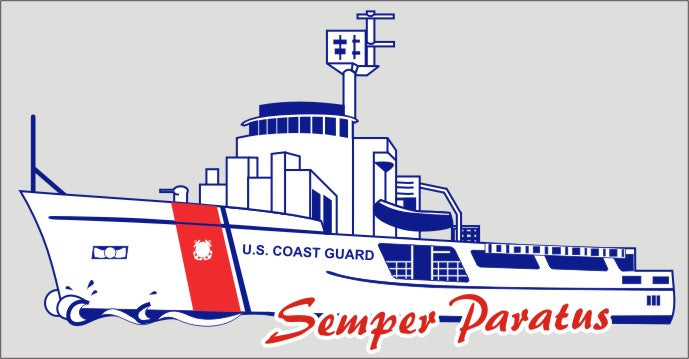 Coast Guard Decal -  Boat