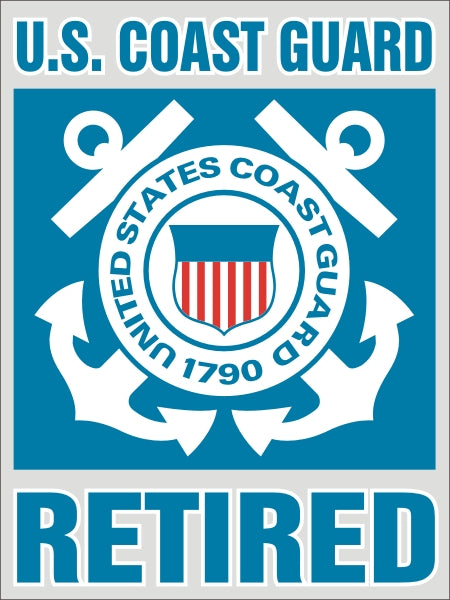 Coast Guard Decal - Retired – ShopCGX