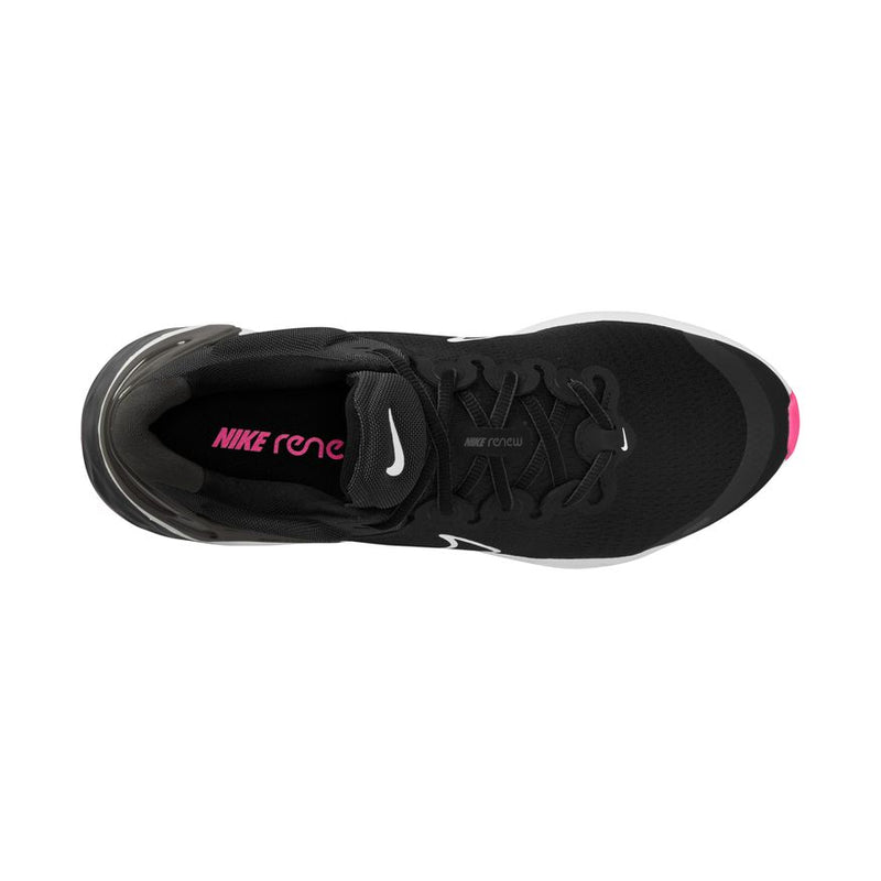 Nike running shoes black and pink best sale