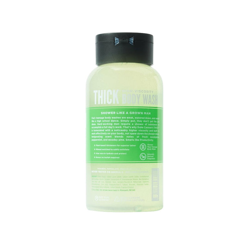 DUKE CANNON Thick High-Viscosity Body Wash - Productivity