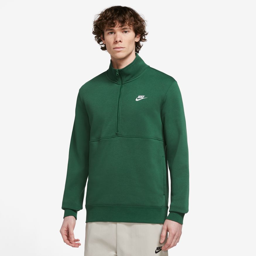 Nike Mens Sportswear Club 1/2 Zip Pullover Sweatshirt