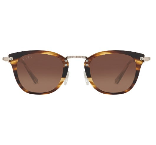 DIFF Charitable Eyewear Gryffindor - Lions Mane Gold Brown Gradient - Non-Polarized Sunglasses