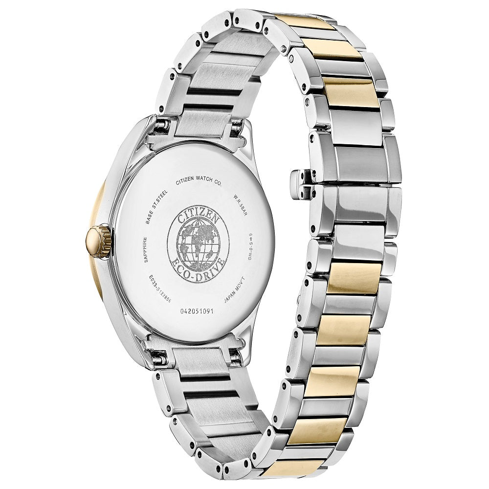 Citizen Womens Arezzo Eco-Drive Watch - Silver-Tone Stainless Steel Bracelet