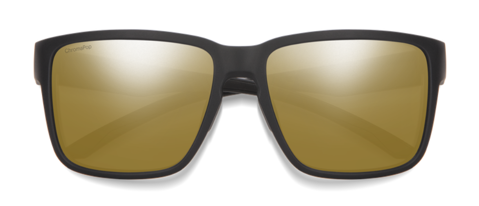 Smith Emerge Matte Black Frame - ChromaPop Polarized Bronze Mirror Lens - Polarized Sunglasses