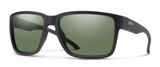 Smith Emerge Matte Black Frame - ChromaPop Polarized Gray Green Mirror Lens - Polarized Sunglasses