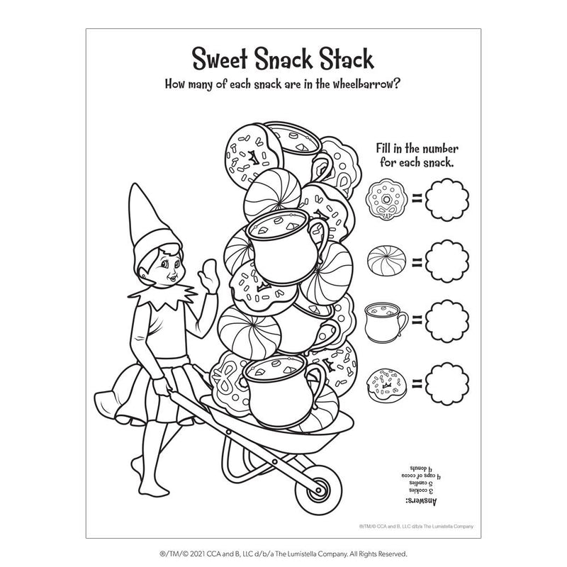 The Elf on the Shelf Santa's North Pole Friends Activity Book