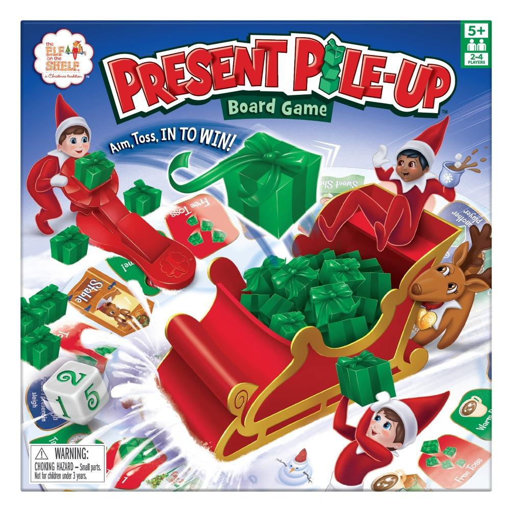 The Elf on the Shelf Present Pile Up Board Game