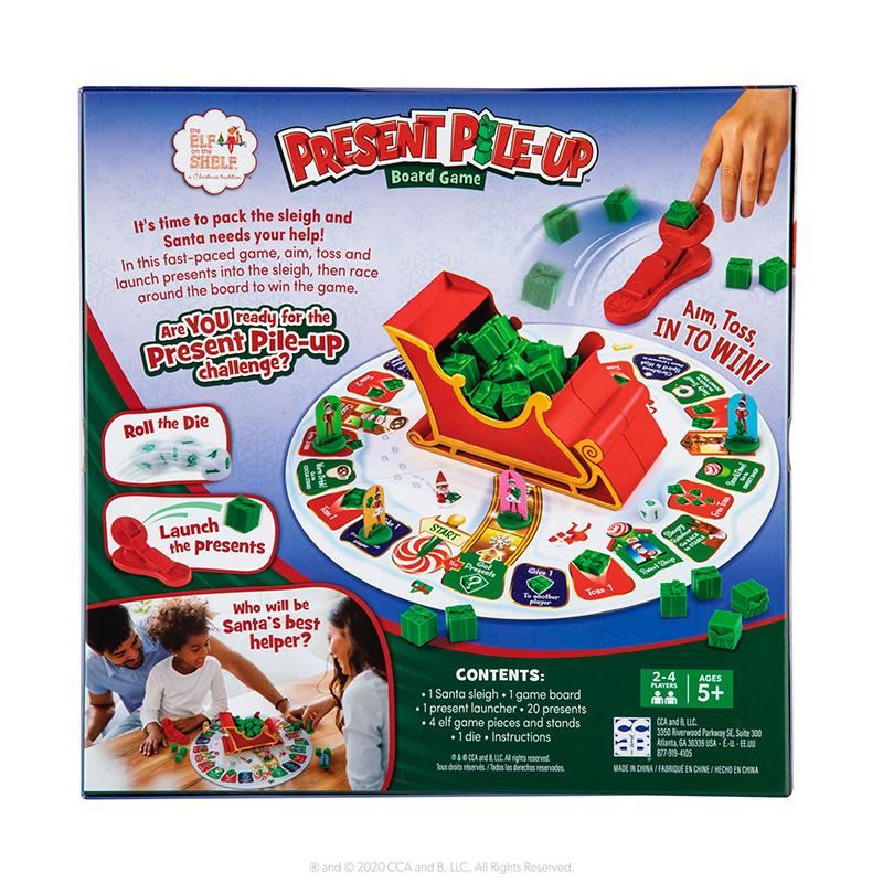 The Elf on the Shelf Present Pile Up Board Game