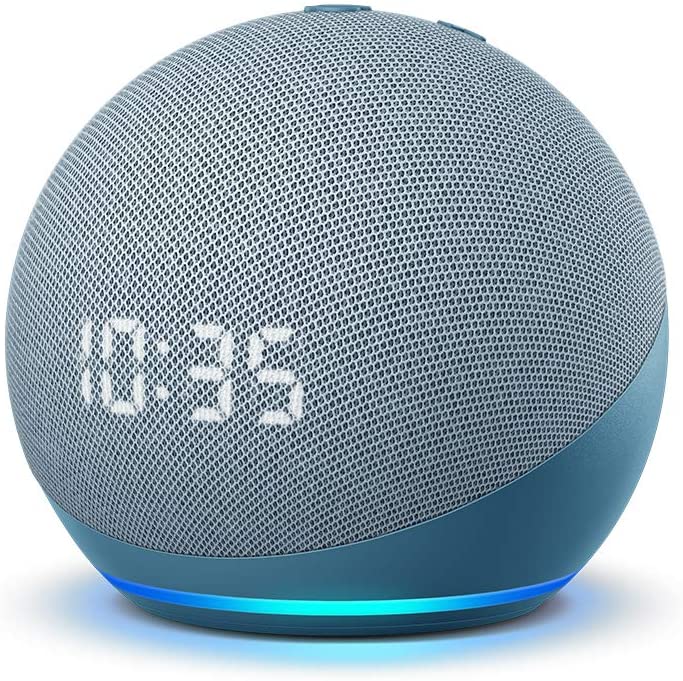 Amazon Echo Dot 4th Gen Smart Speaker with Clock and Alexa