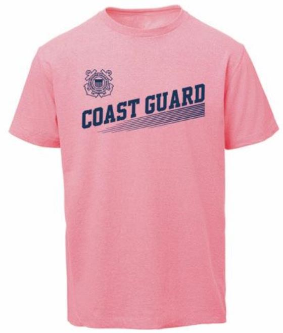 Coast Guard Mens Neon Short Sleeve T-Shirt