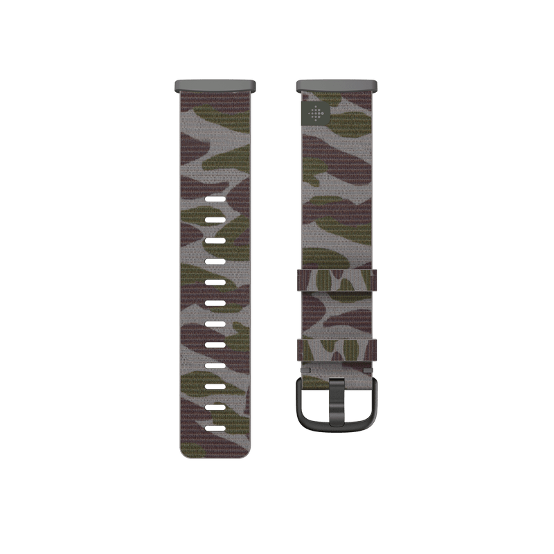 Fitbit Sense & Versa 3 Woven Band Size Small - Camo