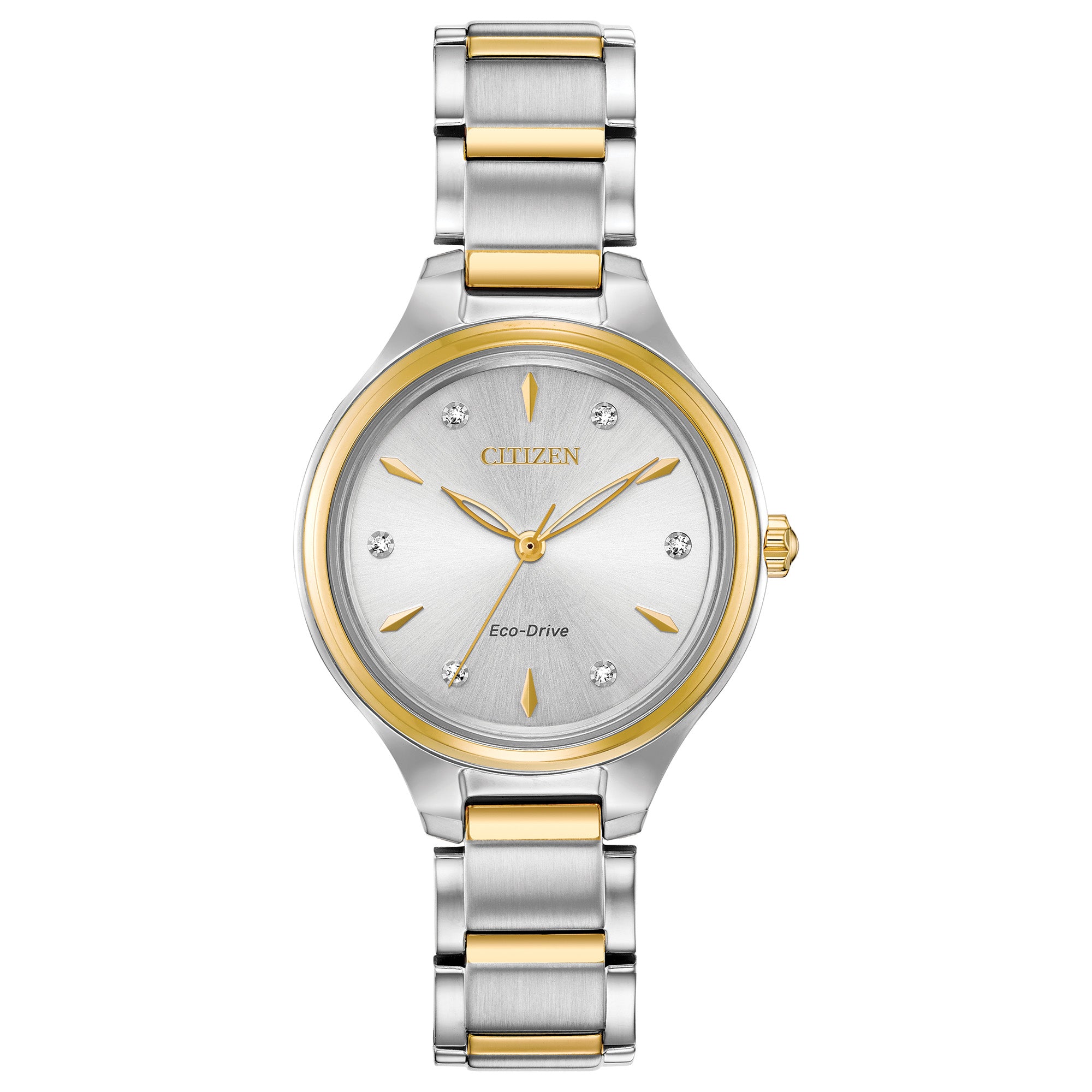 Citizen Womens Corso Eco-Drive Watch - Two-Tone Stainless Steel Bracelet