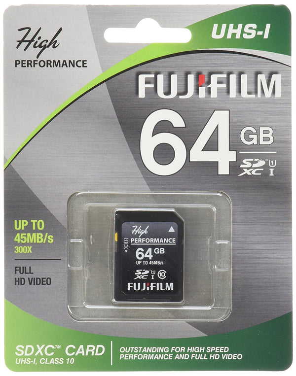 Fujifilm High Performance Flash Memory Card - 64 GB - SDXC UHS-I